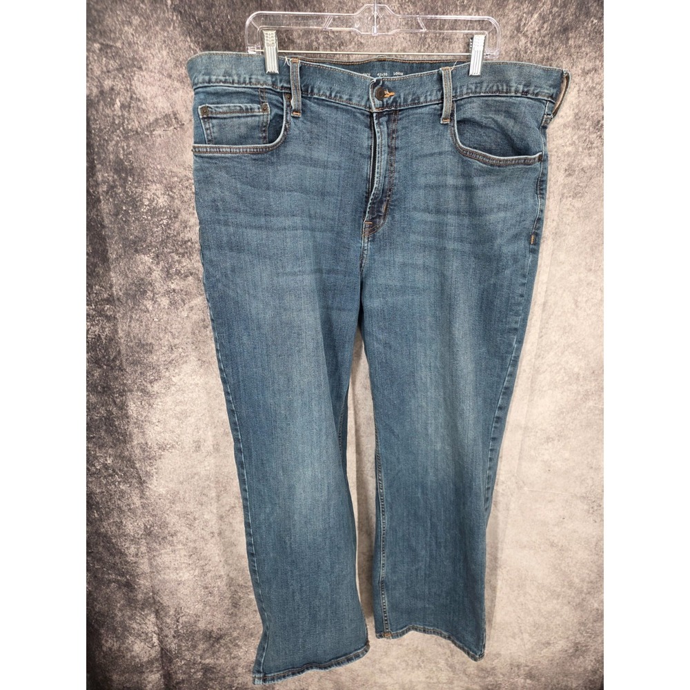 Old Navy Jeans Mens 40 X 29 Blue Loose Fit Built In Flex Medium Wash Tag 42x30